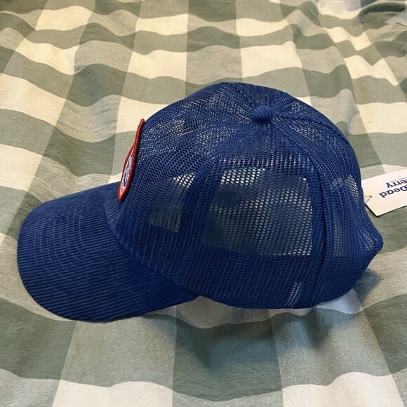 Huckberry x Grateful Dead Baseball Trucker Hat Good Ol' Mesh Snapback Blue Y2K - Picture 3 of 10